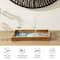 Glitzhome® Rectangle Abstract Patterned Decorative Trays Set
